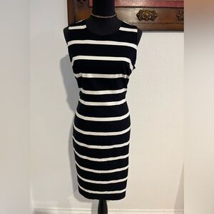 Target collection black and white stripe dress